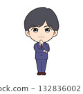 Icon / Salaryman / Different Expressions - Question 132836002