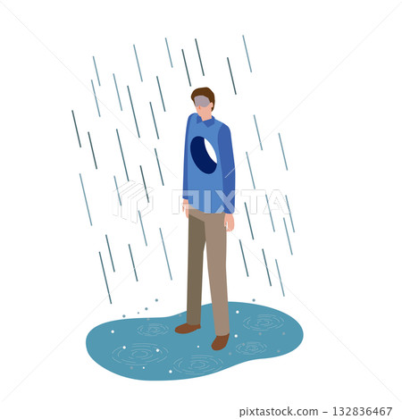 一個感到孤單的男人 132836467