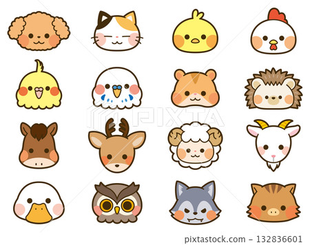 可愛動物臉圖示集 2 132836601