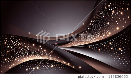 黑金漸層流體曲線光影背景 132836663