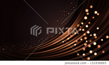 黑金漸層流體曲線光影背景 黑金漸層流體曲線光影背景 132836665