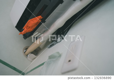 constructing, wall, walls 132836890
