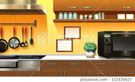 Contemporary Kitchen 132836927