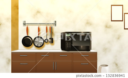 現代廚房 132836941