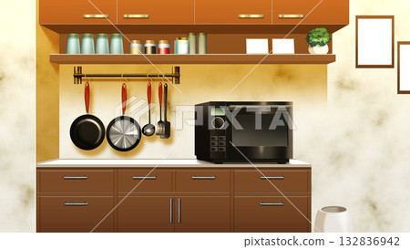 現代廚房 132836942