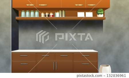 現代廚房 132836961