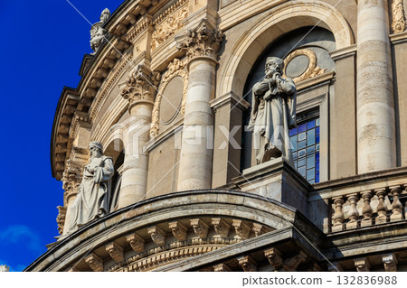 Frederik's Church, also known as Marble Church, in Copenhagen, Denmark Frederik's Church, also known as Marble Church, in Copenhagen, Denmark 132836988