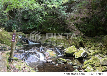 名市赤目48瀑布、傾斜瀑布 名市赤目48瀑布、傾斜瀑布 132837093