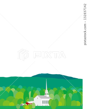 Stowe, Vermont, spring scenery Stowe, Vermont, spring scenery 132837142