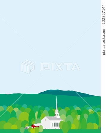 Stowe, Vermont, spring scenery Stowe, Vermont, spring scenery 132837144