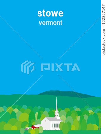佛蒙特州斯托,春日景色 佛蒙特州斯托,春日景色 132837147
