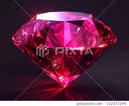 Ruby-like jewels 132837244