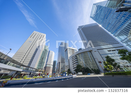 Osaka Station City JR Osaka Station Building Morning Autumn Sunny 132837316