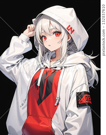 可愛的女孩插圖 132837610