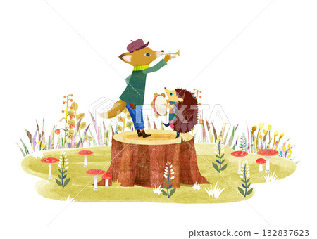 狐狸和刺猬 狐狸和刺猬 132837623