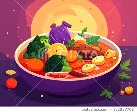 異國美食:燉菜 異國美食:燉菜 132837708