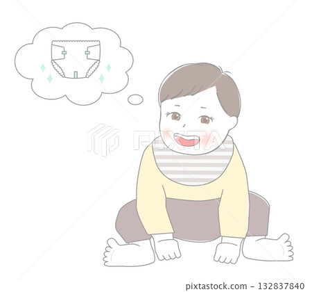 寶寶在想尿布 寶寶在想尿布 132837840