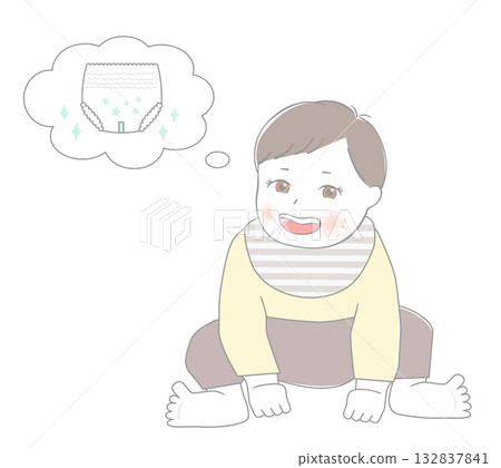 寶寶在想尿布 寶寶在想尿布 132837841