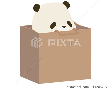 紙袋裡的熊貓 紙袋裡的熊貓 132837978