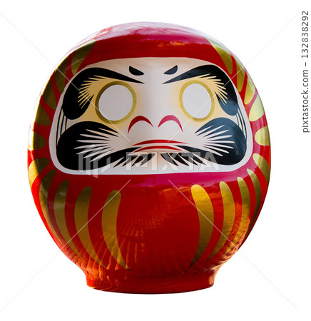 日本傳統工藝品「達摩」鏤空背景透明 132838292