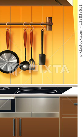 現代廚房 132838611