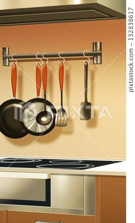 現代廚房 132838617