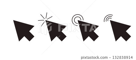 Cursor arrow pointer, click here mouse load symbol. Pointer cursor and loading icon. Cursors icons click set. Touch screen symbol, pointer sign and symbol. Cursor arrow pointer, click here mouse load symbol. Pointer cursor and loading icon. Cursors icons click set. Touch screen symbol, pointer sign and symbol. 132838914