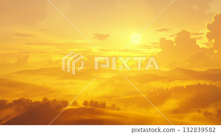 Twilight sunshine, anime style Twilight sunshine, anime style 132839582