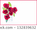 Red rose bouquet image material 132839632