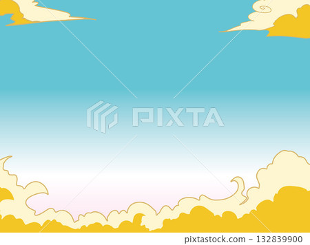 Japanese style New Year's card material Japanese style New Year's card material 132839900