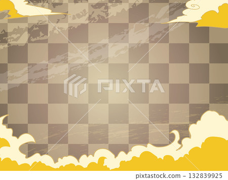 Japanese style New Year's card material Japanese style New Year's card material 132839925