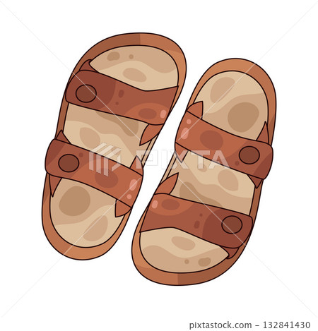 illustration of Sandals  132841430