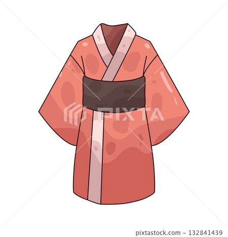 illustration of Kimono illustration of Kimono 132841439