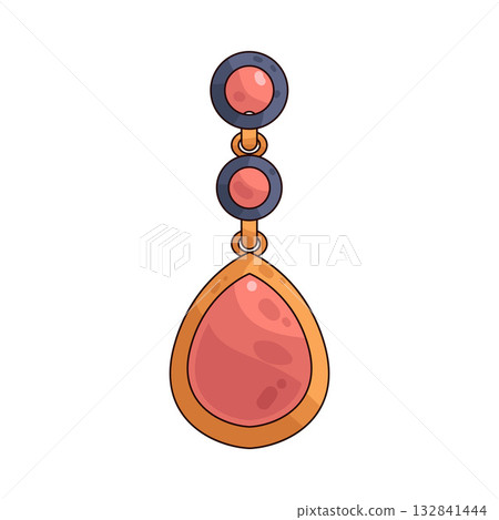 illustration of Earrings 132841444