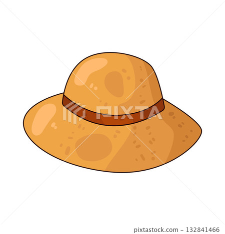 illustration of Sun Hat 132841466