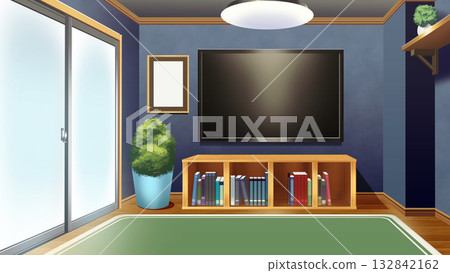 One-room apartment with a TV One-room apartment with a TV 132842162