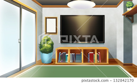 One-room apartment with a TV One-room apartment with a TV 132842170