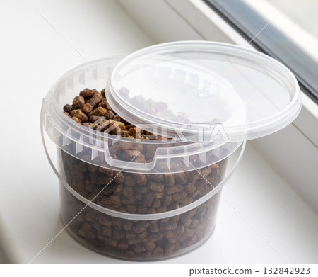 Shot of the bee bread on the white background 132842923