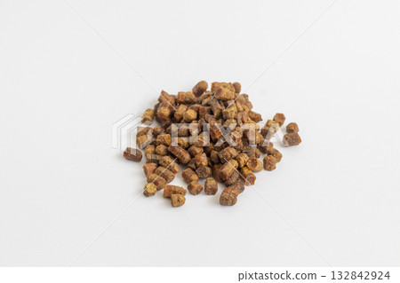 Shot of the bee bread on the white background 132842924