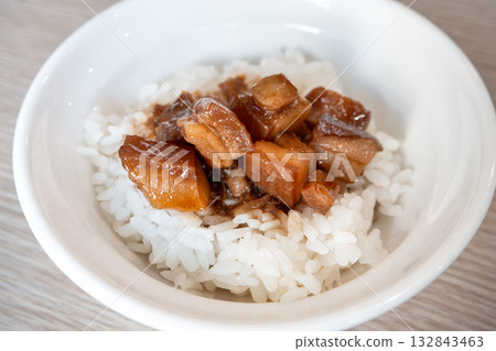 紅燒豬肉飯台式肉so蒲燒飯風扇 132843463