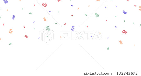 confetti background Stunning colors that zigzag down for the celebration. Festive decoration vector illustration confetti background Stunning colors that zigzag down for the celebration. Festive decoration vector illustration 132843672