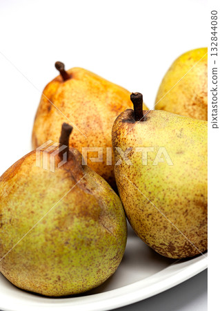 Close up of fruits on a white background 132844080