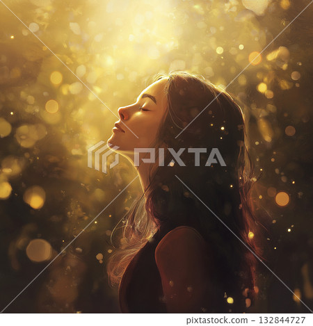 woman in the light 132844727