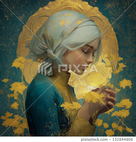 Beautiful hair ladies 132844808