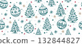 christmas, tree, vector 132844827