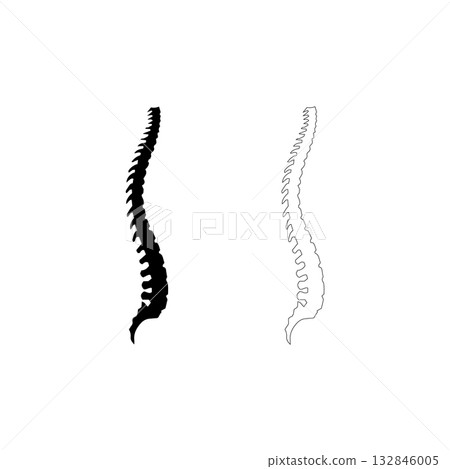 Set of abstract chiropractic logo Set of abstract chiropractic logo 132846005