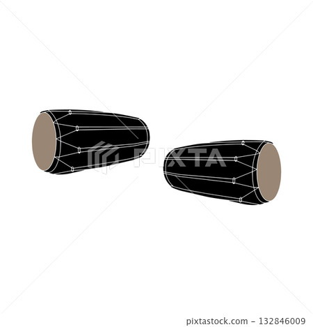 drum icon, vectors illustration, symbol design drum icon, vectors illustration, symbol design 132846009