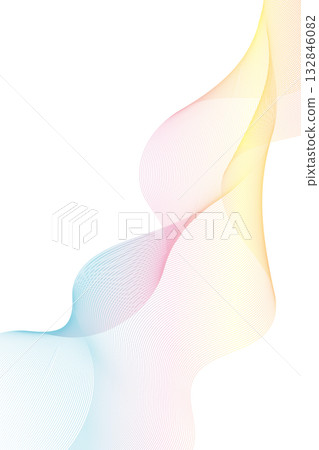 垂直構圖:流動的彩虹色抽象背景圖像 垂直構圖:流動的彩虹色抽象背景圖像 132846082