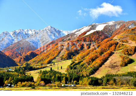 白馬五龍滑雪場景色（長野縣白馬村）[2025年11月] 132846212