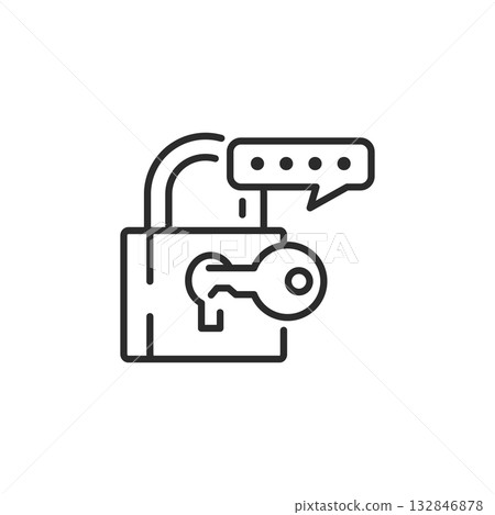 Password Unlock Icon Password Unlock Icon 132846878